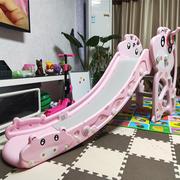 固能儿童滑梯室内家用小型多功能加长加厚折叠宝宝，滑滑梯幼儿园游