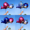 六一儿童节铝膜气球手持棒可爱卡通造型学校幼儿园夜市摆地摊