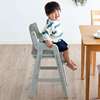 日本儿童餐椅实木学习椅宝宝餐桌椅家用多功能书桌写字座