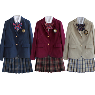 jk制服全套西装校服，套装学院风少女，中学生装高中生英伦风日系