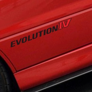 适用三菱4代evo5代mitsubishievolutionⅥ6代Ⅳ侧门改装贴纸