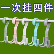 可旋转四爪挂钩挂包架多功能包包衣帽挂钩晒鞋架免打孔收纳神器