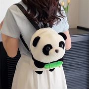 校园风甜美小清新童趣熊猫包包女2024双肩包洋气(包洋气)高颜值旅游包