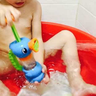 儿童洗澡玩具海马抽水泵，水龙头花洒宝宝，沐浴戏水喷水玩具男孩女孩