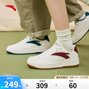 安踏零感板鞋男女鞋，2024夏季小白鞋，休闲鞋子情侣运动鞋