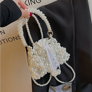 小众珍珠链条包包女包2022夏季流行百搭斜挎包精致小巧迷你包