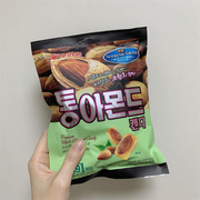 韩国进口零食 好丽友经典整颗扁桃仁坚果夹心牛奶奶糖休闲袋装90G