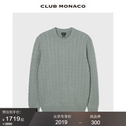 clubmonaco男装基础版，羊毛保暖休闲简约针织套头衫