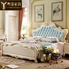 欧式床美式实木真皮高箱床1.8米主卧室奢华婚床别墅公主双人床