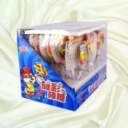 彩虹糖30g散装七彩棒棒糖网红 可爱抖音创意儿童零食整箱批波板糖