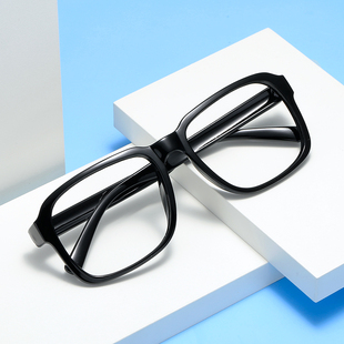 眼镜框 复古时尚眼镜架潮人男女式黑色方框平光镜 非主流近视眼镜