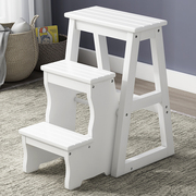 家用实木梯子凳两用凳子多功能楼梯椅子折叠登高凳简易二步踏步梯