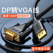 电脑主机独立显卡displayport转vga高清线显示器投影仪会议室ppt