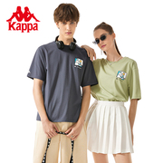 kappa卡帕背靠背夏季联名情侣男t恤短袖女运动休闲半袖上衣潮