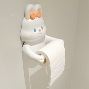 纸巾架创意卷纸筒卡通兔子熊猫浴室厕所卫生间置物架免打孔毛巾架