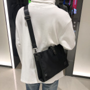 threebox韩版男士包包单肩包商务，斜挎包尼龙，男包跨包女学生书包