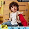 Gap男幼童2024春季防风小熊标撞色连帽外套儿童装夹克429239