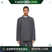 香港直邮潮奢nanamica男士，灰色立领夹克suas406u