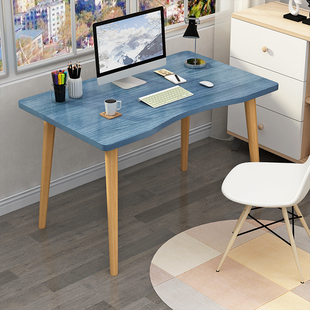 简约电脑桌北欧风书桌家用学生台式桌现代卧室写字桌简易办公桌子