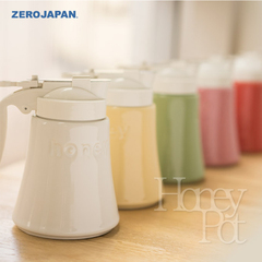进口zero japan日本陶瓷蜂蜜瓶壶储物罐子液体挤按压式柠檬易清洗