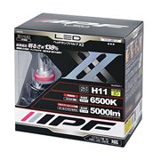 日本IPF LED汽车大灯灯泡 H11 6500K思铂睿汉兰达兰德酷路泽