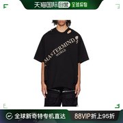 香港直邮mastermindjapan，男士damaged短袖，t恤mw24s12ts059