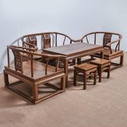 2023红木具鸡翅木沙cy-0021发中组合式沙发椅角几客实木小户家型