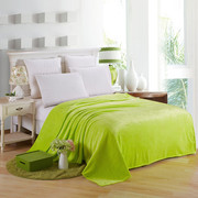 素色午睡毯法兰绒纯色南通工厂毛毯珊瑚绒毯子床单珊瑚绒