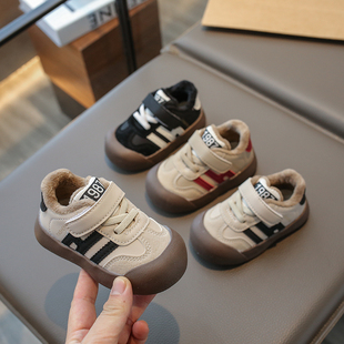 婴幼儿棉鞋冬季宝宝鞋男运动鞋加绒学步鞋1一3岁女小童德训鞋