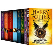 Harry Potter 1-8册全套原著小说 哈利波特英文版全集 哈利波特与魔法石与被诅咒的孩子 JK罗琳 外国经典文学