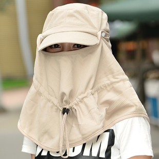 太阳帽女夏天夏季遮阳防晒帽子，遮脸防紫外线，户外出游骑车护脸百搭