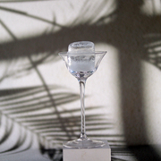 无铅水晶杯飞碟型干马天尼酒杯高脚杯日式鸡尾酒杯香槟杯