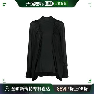 香港直邮dondup女士半透明蝙蝠，袖罩衫