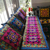 沙发抱枕靠套客厅复古中式中国风十字绣刺绣靠枕套不含芯正方形