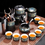 暗香自动茶具茶杯高档套装，陶瓷家用高端茶具，泡茶器懒人茶具