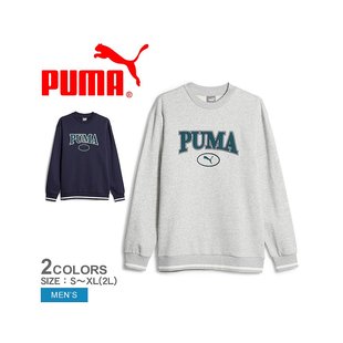 日本直邮PUMA PUMA SQUAD 运动衫男式灰色 678400 套头衫灰色海军