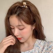 韩国气质小抓夹网红2021刘海发夹后脑勺前夹短发发饰头饰女