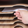 加厚文件架木质多层A3A4纸文件收纳盒桌面学生书架收纳整理置物架