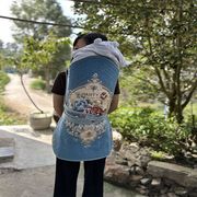 云贵川传统民族背扇带袋四季通用多功能前后抱被婴儿双肩贵州