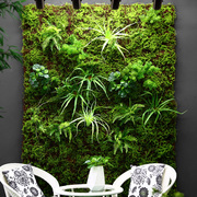 仿真植物墙绿植墙面装饰草皮草y坪背景墙，绿色人造室内假草门头网