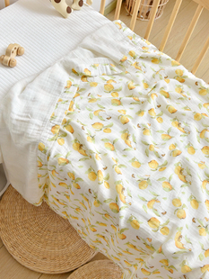 厂宝宝竹纤维盖毯新生婴儿，四层纱布毯浴巾，幼儿园儿童午睡空调小销