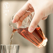 玻璃公道杯加厚耐热分，茶器日式茶海大容量不烫手高档功夫茶具