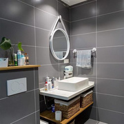 仿古砖黑白灰纯色，卫生间瓷砖厨房浴室阳台300x600墙砖厕所地砖