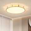 美式现代卧室吸顶灯欧式餐厅高级感复古全铜法式轻奢主卧铜灯