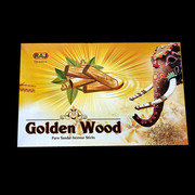 印度香RAJ黄金木吉祥版Wood进口老山檀香熏香线香室内薰香料