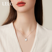 LELCS999纯银贝壳项链女款小众设计感锁骨链高级感颈链送女友礼物