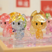 mylittlepony小马宝莉水晶积木潮玩手办盲盒摆件女生女孩玩具