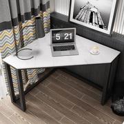 小户型转角书桌家用角落创意岩板三角桌卧室墙角小型简约电脑桌子