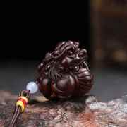 高档印I度小叶紫檀手把件名贵红木文玩雕刻把玩貔貅龙龟葫芦螃蟹