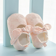春秋婴儿鞋0-1岁女童软底女宝宝公主鞋3-6-12个月学步单鞋子新